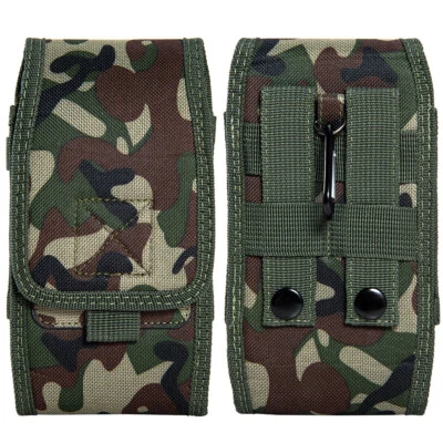 Camo Nylon Belt Clip Holster With Card Slots For iPhone 16 Pro Max / 16 Pro / 16 - Image 1 of 4