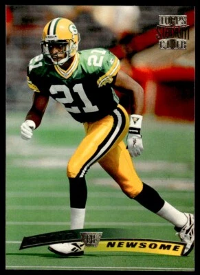 1996 Stadium Club Football Card Craig Newsome Green Bay Packers #105 - Image 1 of 2