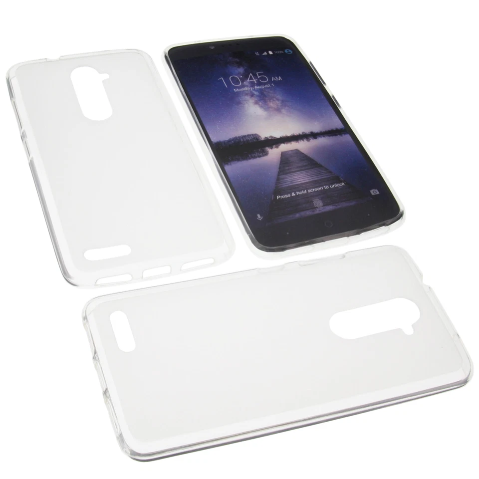 Custodia per ZTE Zmax Pro Custodia Cellulare TPU Gomma Custodia Trasparente - Immagine 1 di 1