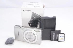 Canon IXY 210/PowerShot ELPH 200 IS/IXUS 190 Digital Camera SilverF/S From Japan - Picture 1 of 6