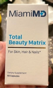 MiamiMD TOTAL BEAUTY MATRIX - For Skin, Hair & Nails (60 Capsules) 06/2026! - Picture 1 of 8
