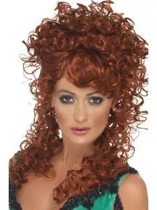 Smiffys - Parrucca da bambina Saloon - Abito elegante (SKU:42243) - Foto 1 di 1