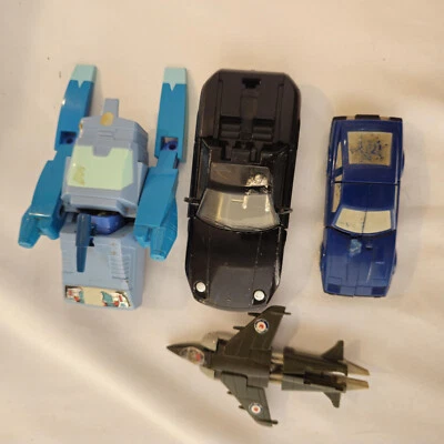 4x G1 Transformer GoBots Car Mixed Lot 1984 Bandai Nissan ZX Blur Jet - Image 1 of 4