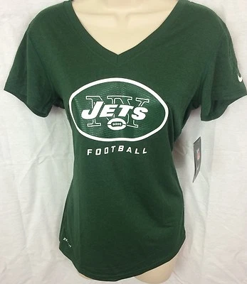 $30 Nike New York Jets Camiseta Retro NFL Cuello en V Camiseta Verde Manga Corta Talla XL Foto 1 de 4