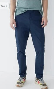 J. Crew 1040 Tech  Athletic Fit Pant  AX689  Navy Size 29x32 Nwt  - Picture 1 of 9