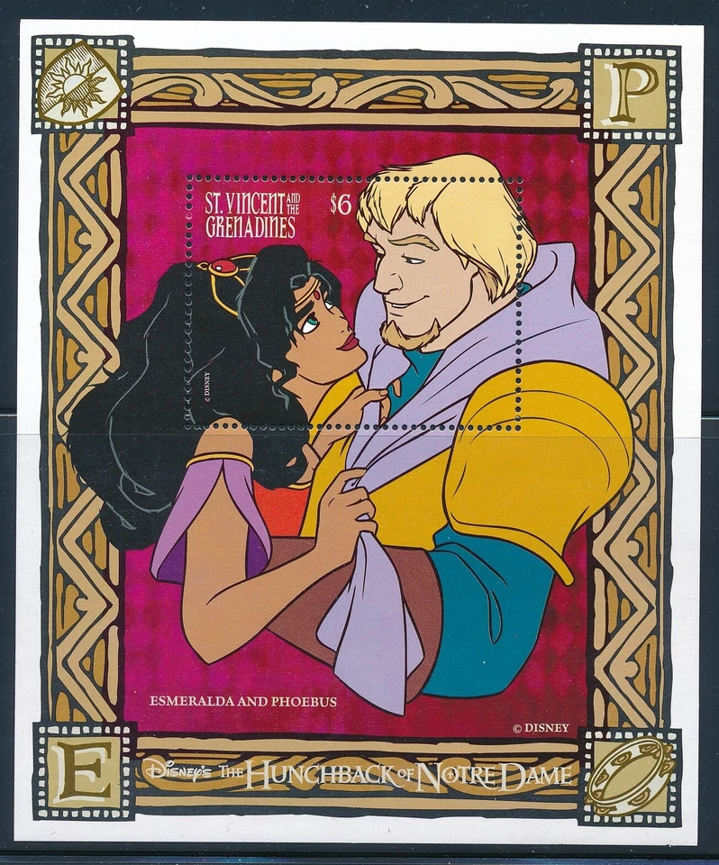 Disney St-Vincent MNH Sheet The Hunchback of Notre-Dame #2328 (1996) - Image 1 of 1