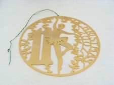 2007 Biedermann Commemorative Brass Christmas Ornament Ballerina
