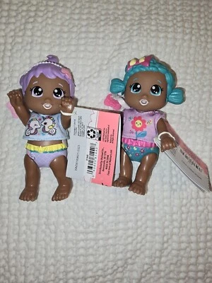 Muñecas My Sweet Love Charmed Cutesies con Paci 5" Juego de 2 nuevas Foto 1 de 4