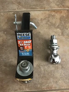 Reese 1 1/4 hitch receiver with 2" and 1 7/8" ball. - Picture 1 of 2