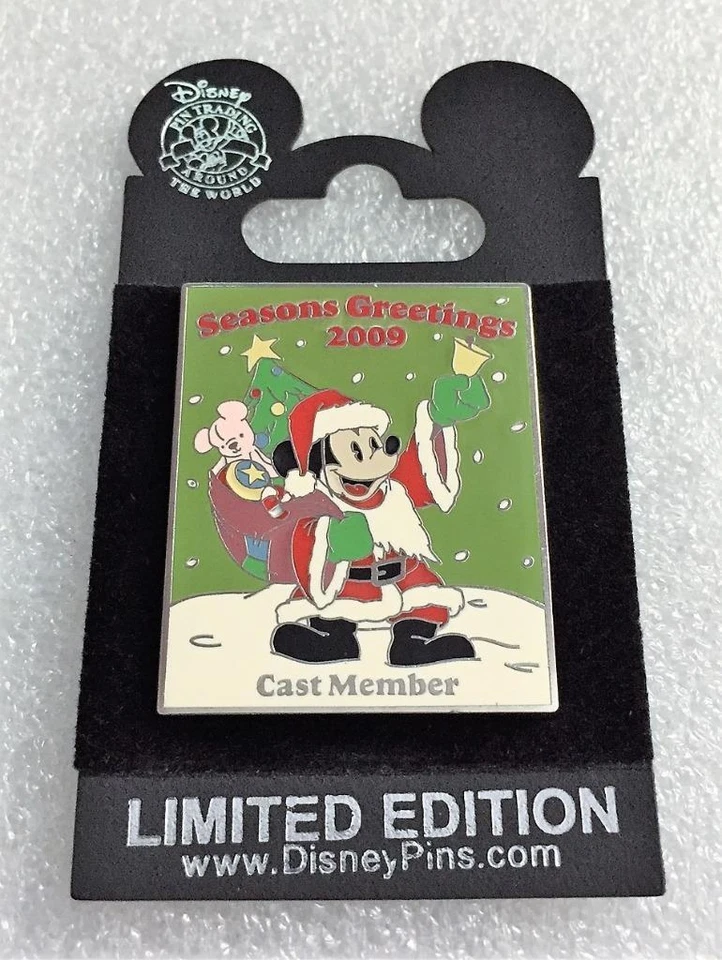 Disney Seasons Greetings 2009 Mickey Mouse Cast Member LE 1750 Pin - Image 1 of 1