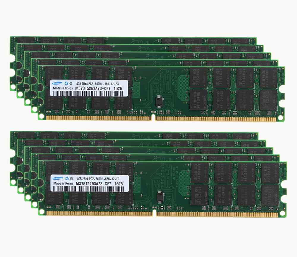 DDR2 800 4GB×2　8GB 4GB 800MHz DDR2, 4GB Large Capacity DDR2 Memory Module