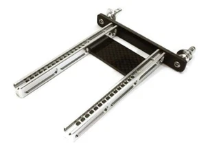 C28234SILVER Integy Adjustable Rear Body Mount & Post Set for Traxxas TRX4 - Picture 1 of 8