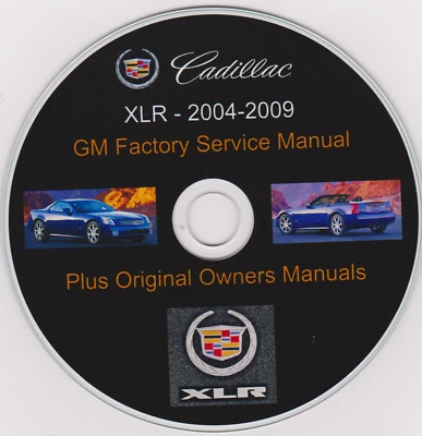Cadillac XLR 2004-2009 ULTIMATE MANUAL COLLECTION, servicio, propietarios, más extras FBT Foto 1 de 4