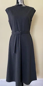 UNIQLO WOMENS PONTE LONG FLARE DRESS GRAY Size M NWT - Picture 1 of 11