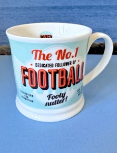 The No.1 FOOTBALL Diner Style Coffee Mug Cup Novelty History & Heraldry F - Picture 1 of 6