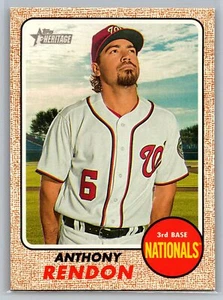 Anthony Rendon 2017 Topps Heritage BASEBALL #355 Washington Nationals - Picture 1 of 2
