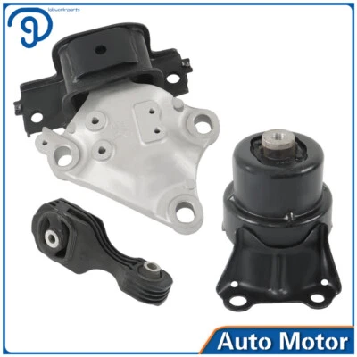 For Honda Fit 15-17 1.5L LX Engine Motor & Automatic CVT Transmission Mount 3PCS - Image 1 of 4