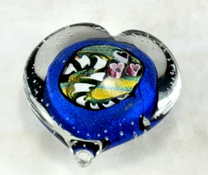 Randy Strong Art Glass 2¾" Paperweight Signed 1998 - Hand Warmer - Picture 1 of 6