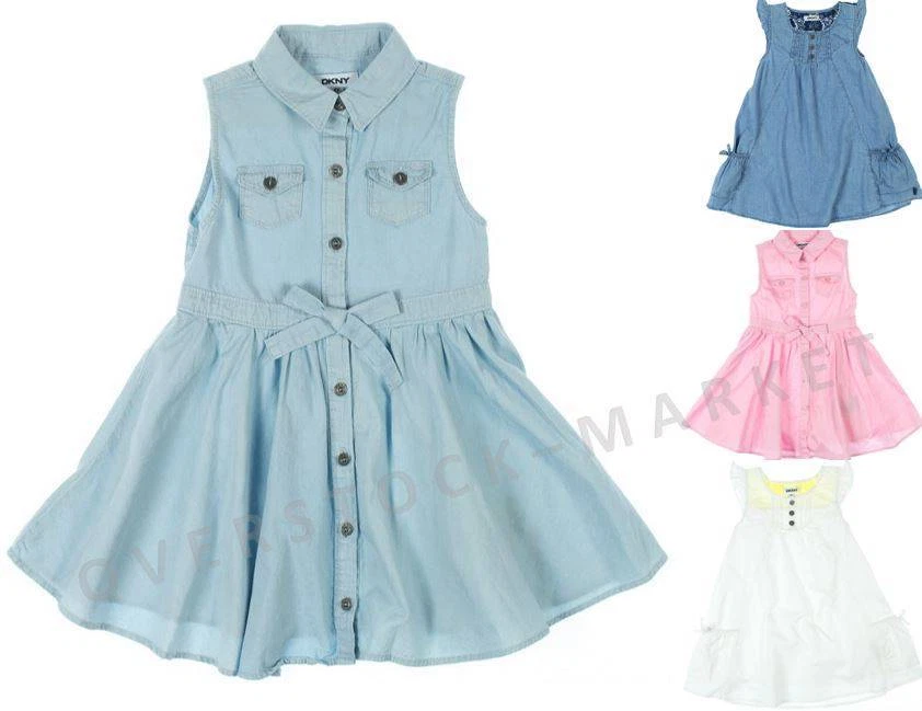 NEW GIRLS DKNY SUMMER DRESSES! ADORABLE! DIFFERENT STYLES AND COLORS! - Image 1 of 1