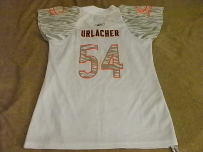 Camiseta de futebol feminina 2011 Reebok Chicago Bears Brian Urlacher #54 pequena boa - Imagem 1 de 4