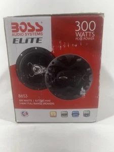 NEW BOSS Audio Systems Elite Series 6.5 Inch Car Door Speakers 300 Watts 3 way - Picture 1 of 24