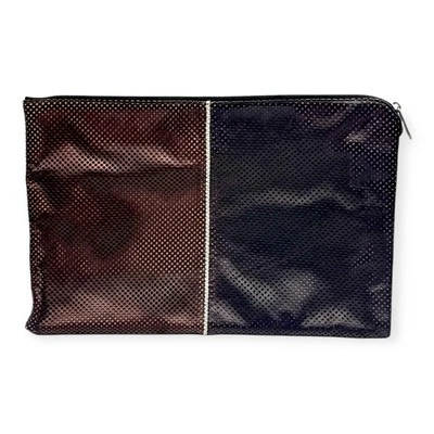 Подлинный Bottega Veneta двухцветный клатч вторая сумка из коричневой кожи Италии - Изображение 1 из 4