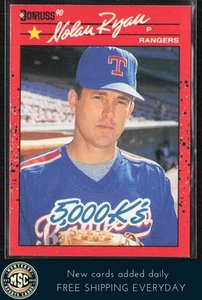 Nolan Ryan 1990 Donruss 5000K #659 HOF Legend Texas Rangers - Picture 1 of 2
