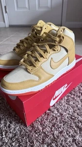 Size 11 - Nike Dunk High Wheat Gold - Picture 1 of 5