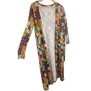 NWT LulaRoe Sarah S Cardigan Duster Long Sweater Open Front Pockets Womens Top - Picture 1 of 6