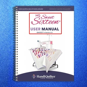 HANDI QUILTER HQ Sweet Sixteen User Manual QM30277 v3.3 - WIRE BOUND - COVERS - Picture 1 of 10