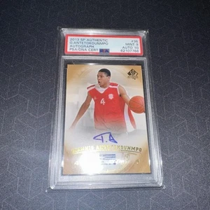 2013 SP Authentic Giannis Antetokounmpo Gold Auto #36 PSA 9 Auto 10 Rookie RC - Picture 1 of 5