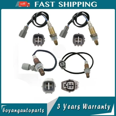 Sensor de oxígeno aguas arriba y aguas abajo 4 piezas para Toyota Highlander V6 3,5 L 2011-2016 Foto 1 de 4