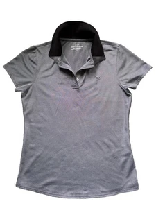 VINEYARD VINES Women Small Pique Polo Performance Deep Bay Blue Collar Golf Sz S - Picture 1 of 3
