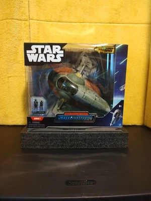 STAR WARS микро Galaxy эскадрильи Боба Фетт звездолет (Ep 5) 7-дюймовый автомобиль новый - Изображение 1 из 4