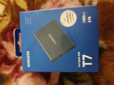 Samsung Portable SSD T7 2TB, USB 3.2 Externe Festplatte - Grau (MU-PC2T0T/WW) - Bild 1 von 2
