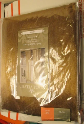 JCP Royal Velvet Hilton Embroidery Topaz Metallic Panel Curtains 54"x84"  lshelf - Image 1 of 4