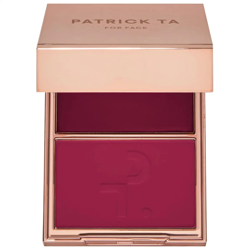 NEW PATRICK TA Major Headlines Double-Take Crème Powder Blush Duo She's Wanted - Image 1 of 4
