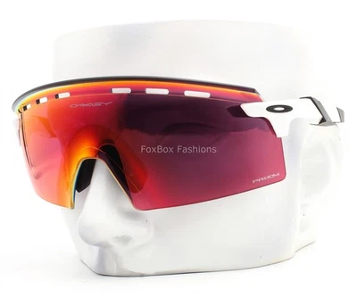 Gafas de sol Oakley OO9235 Encoder Strike ventiladas pulidas blancas Prizm Field con estuche Foto 1 de 4