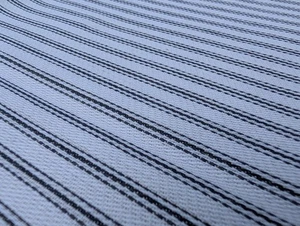 Nuevo ANCHO ANCHO Negro TICKING 100% Tela Algodón Cortinas/Cojines/Tapicería - Imagen 1 de 4