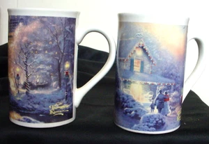 2 tazas de café altas Thomas Kincaid 2010 - excelente estado - Imagen 1 de 2