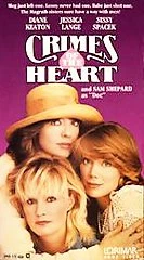 Crimes of the Heart VHS 1986 Diane Keaton Jessica Lange Sissy Spacek Drama PG-13 - Image 1 of 1