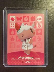#285 Merengue Animal Crossing Amiibo Card Authentic Never Scanned!