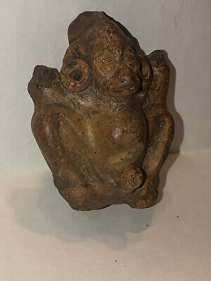 Authentic Pre Columbian Monkey Effigy Mayan Classic Period • 320£