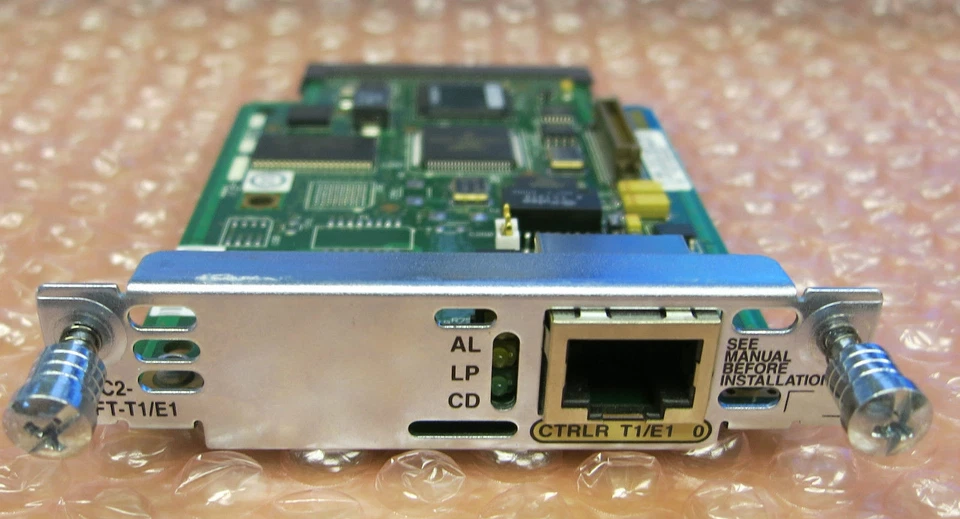 Cisco VWIC2-1MFT-T1/E1 Multiflex Trunk Voice/WAN Interface Module - Image 1 of 1