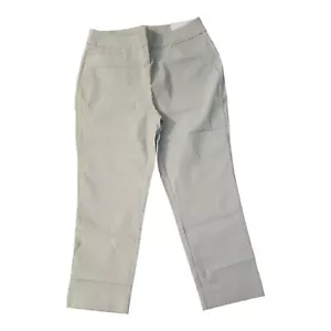 Chico's Damen oliv Brigitte schmales Bein kurz so schlankmachende Hose Größe 1/8 neu mit Etikett $ 69 - Bild 1 von 6