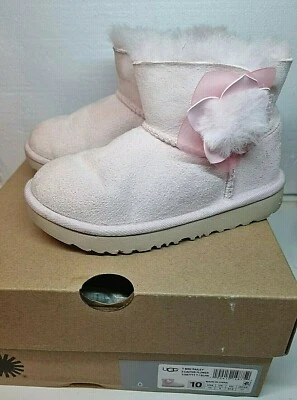 Niñas Mini Bailey Cactus Flor Ugg Botas Reino Unido 9 BEBÉS EU 27.5 EE. UU. 10.  Foto 1 de 4