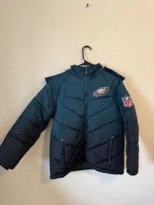 Philadelphia Eagles Women’s Puffer Jacket NFL Logo Size:Med Super Bowl Champions - Picture 1 of 23