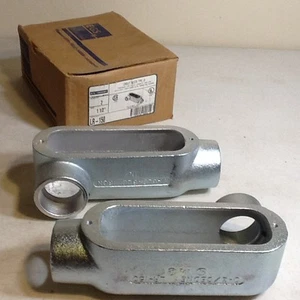 OZ/Gedney 1-1/2" Leitungskörper Typ LR-150 Gewinde Eisen Leerrohr Menge 2 - Bild 1 von 4