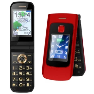 NEW Flip Mobile Phone 2.6in Screen 2G Cell Phone Large Button for Elder Kid Gift - Photo 1 sur 1