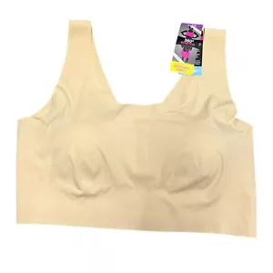 Bali Wirefree Bra Seamless Comfort Revolution EasyLite Pullover 2XL Beige NWT - Picture 1 of 8